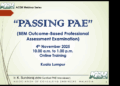 Webinar on “PASSING PAE” BEM Outcome-Based Professional Assessment Examination (PAE)