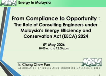 Webinar on From Compliance to Opportunity: The Role of Consulting Engineers under Malaysia’s Energy Efficiency and Conservation Act 2024.