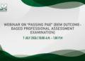 Webinar on “Passing PAE” (BEM Outcome-Based Professional Assessment Examination), July 2026