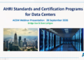 Advancing HVACR Standards for the Growing Data Centre Industry